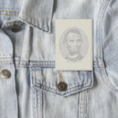 5 Dollar Geld von Präsident Abraham Lincoln Button (Insitu)