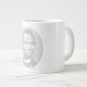 5 Dollar Geld von Präsident Abraham Lincoln Jumbo-Tasse (Vorderseite Rechts)