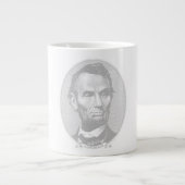 5 Dollar Geld von Präsident Abraham Lincoln Jumbo-Tasse (Vorderseite)