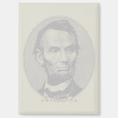 5 Dollar Geld von Präsident Abraham Lincoln Magnet (Vorderseite)