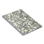 5-Dollar-Schein-Geldmuster Notizblock (Rechte Seite)