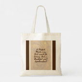 #5 Doppel Quote Tasche - BuddhaToday V1 - Rose n' (Rückseite)