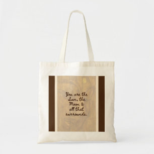 #5 Double Quote Tote - BuddhaToday V1 - Rose n' B Tragetasche