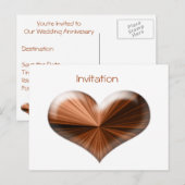 5. Ehemann und Ehefrau: Jubiläumskarte Ankündigungspostkarte (Vorne/Hinten)