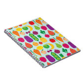 5 eine Tagesfrucht u. -gemüse Notizblock (Rechte Seite)