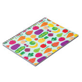 5 eine Tagesfrucht u. -gemüse Notizblock (Linke Seite)