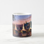 5 Einhorn in Gold Coffee Tasse (Mittel)