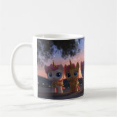 5 Einhorn in Gold Coffee Tasse (Links)