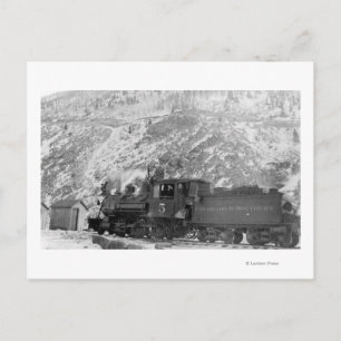 #5 Eisenbahn Motor Colorado und Süd Postkarte