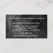 5 Elemente Pentagram Psychische Tätigkeit Visitenkarte (Rückseite)