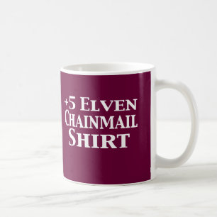 +5 Elven Chainmail Shirt-Geschenke Kaffeetasse