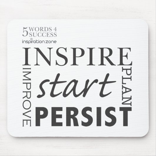 5 Erfolg der Wort-4 Mousepad (Vorne)