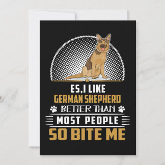 5 Es Ich mag Deutsche Schäferhunde lieber als die Einladung