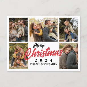 5 Familienfoto Einfaches Frohes Weihnachten