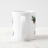 * 5 Farbige Whimsical Weihnachts-JUNGE Geschenk Jumbo-Tasse (Rückseite)