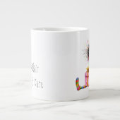 * 5 Farbige Whimsical Weihnachts-JUNGE Geschenk Jumbo-Tasse (Vorderseite)