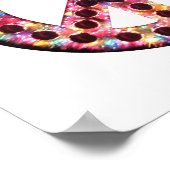 5-farbiges Friedensplakat Poster (Ecke)