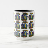 5. Fleckenschale nam grüne Barette der besonderen Tasse (Zentrum)