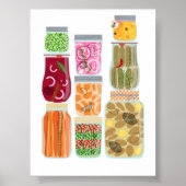 #5 Food Canning Jars Poster (Vorne)