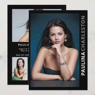 5 Foto 2 Seitenmodell Schauspieler Pro 5.12x18.5 V Einladung