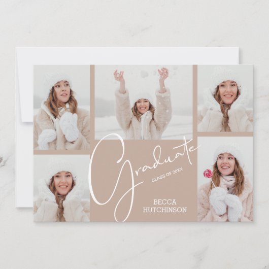 5 FOTO ABSCHLUSS EINLADUNG (Vorderseite)