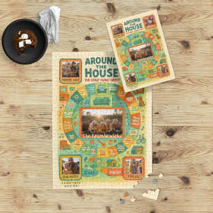 5 Foto Benutzerdefiniertes Familienspiel Nacht-P Puzzle