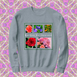5-Foto - Blume personalisieren VorlagenSweatshirt Sweatshirt