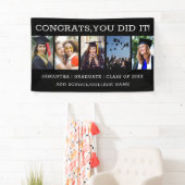 5 Foto Collage Glückwunschs Graduate 2023 Abschlus Banner (Insitu)