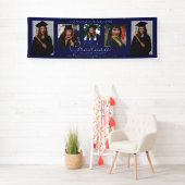 5 Foto Collage Gratulation Graduate 2024 Blue Banner (Insitu)