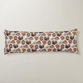 5 Foto Collage Honeycomb Hexagon Muster - weiß Seitenschläferkissen (Rückseite)