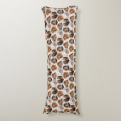 5 Foto Collage Honeycomb Hexagon Muster - weiß Seitenschläferkissen (Vorderseite Vertikal)