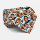 5 Foto Collage Honeycomb Muster sein Patient Krawatte (Gerollt)