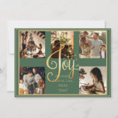 5 Foto Collage Joy Gold Weihnachten Weihnachtsfeie (Vorderseite)