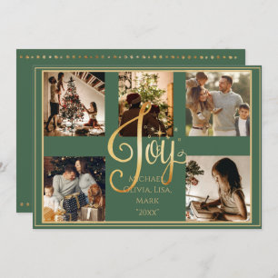 5 Foto Collage Joy Gold Weihnachten Weihnachtsfeie