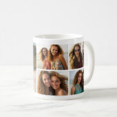 5-Foto-Collage - Moderne Minimalschrift mit Text Kaffeetasse (VorderseiteRechts)