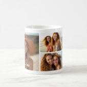 5-Foto-Collage - Moderne Minimalschrift mit Text Kaffeetasse (Mittel)