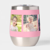 5 Foto Collage personalisiert modernes Monogramm R (Vorderseite)