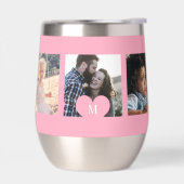 5 Foto Collage personalisiert modernes Monogramm R (Links)