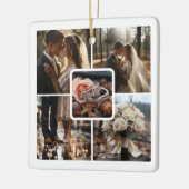 5 Foto Collage Wedding Keramikornament (Links)