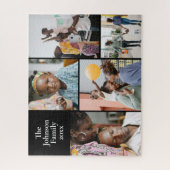 5-Foto-Familie Puzzle (Vertikal)