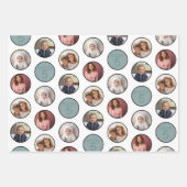 5-Foto-Grenzstreifen - Schwarz-weiß Geschenkpapier Set (Vorderseite 2)