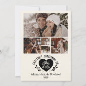 5 Foto Herz Erste Weihnachten als Mr & Mrs. (Vorderseite)
