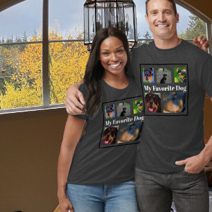 5-Foto-mein Lieblingshund Erstellen Sie Ihren eige T-Shirt