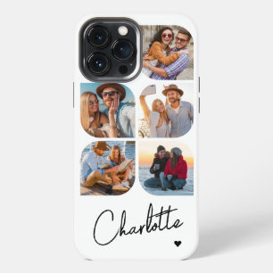 5 Foto Modern Trendiger Einfacher Personalisierter iPhone 13 Pro Max Hülle
