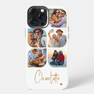 5 Foto Modern Trendiger Einfacher Personalisierter iPhone 13 Pro Max Hülle