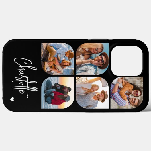 5 Foto Modernes Trendy Einfache Personalisierte Be Case-Mate iPhone Hülle (Rückseite (Horizontal))