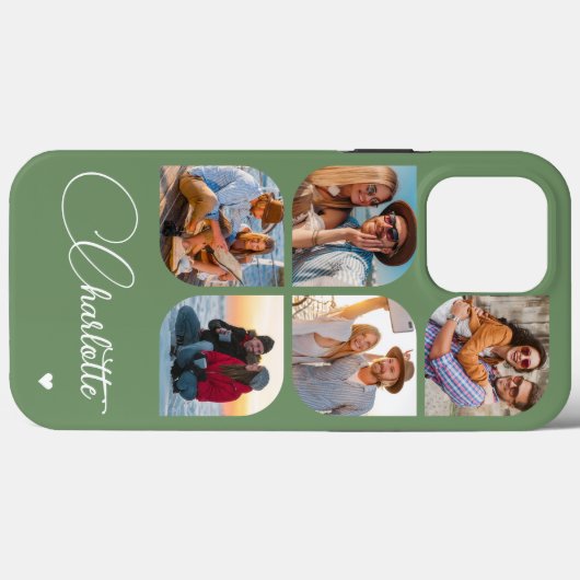 5 Foto Modernes Trendy Einfache Personalisierte Be Case-Mate iPhone Hülle (Rückseite (Horizontal))