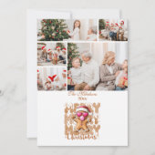 5 Foto Niedlich Gingerbread Frohe Weihnachten (Vorderseite)