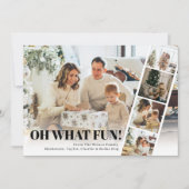 5 Foto Oh Was Für Ein Spaß Weihnachten QR Code (Vorderseite)