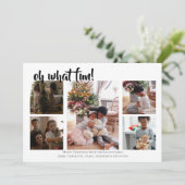 5 Foto Oh, was Spaß Weihnachten (Stehend Vorderseite)